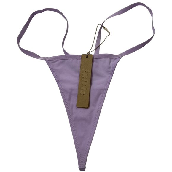 SKIMS Fits Everybody Micro Thongs Lot of 3 Sugar Plum 2X - Picture 3 of 10